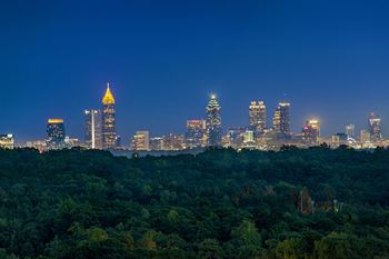 Beautiful Views of Buckhead and Midtown from City View Vinings Apartments 30339